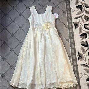 Elegant Cream Kids Dress